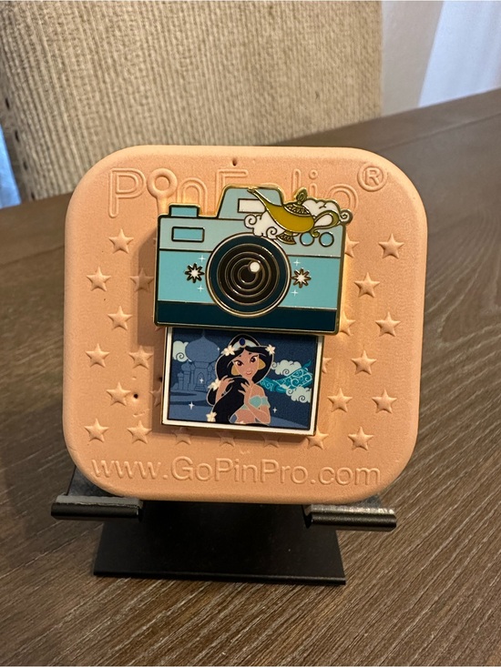 Disney Other - Disney Princess Camera Sliding Blind Box Pin boxlunch Jasmine Aladdin